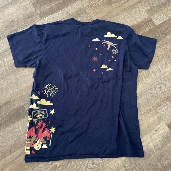 Disneyland Resort Hollywood CA studios size XL T-shirt tower of terror fantasmic - Picture 8 of 9